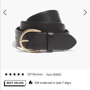 Madewell Medium Perfect Leather Belt